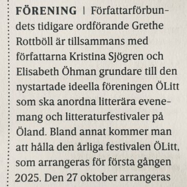 Författaren: Litterära Öland