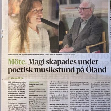 Barometern: Möte. Magi skapades under poetisk musikstund på Öland