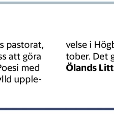 Ölandsbladet: Dagens Ros!