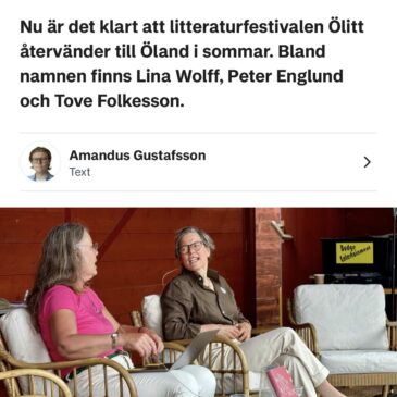 Barometern: Stora namn kommer till Ölitt i sommar